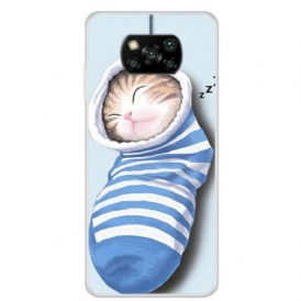 Cover Poco X3 / X3 Pro / X3 NFC Gattino Addormentato