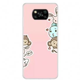 Cover Poco X3 / X3 Pro / X3 NFC Wow Animali