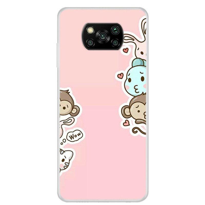 Cover Poco X3 / X3 Pro / X3 NFC Wow Animali