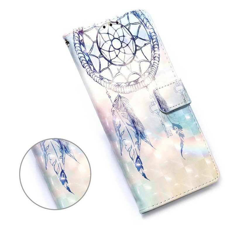 Custodia in pelle Poco X3 / X3 Pro / X3 NFC Acchiappasogni Ad Acquerello