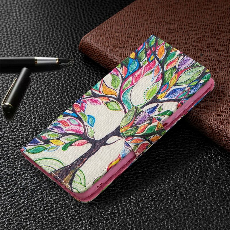 Custodia in pelle Poco X3 / X3 Pro / X3 NFC Albero Colorato