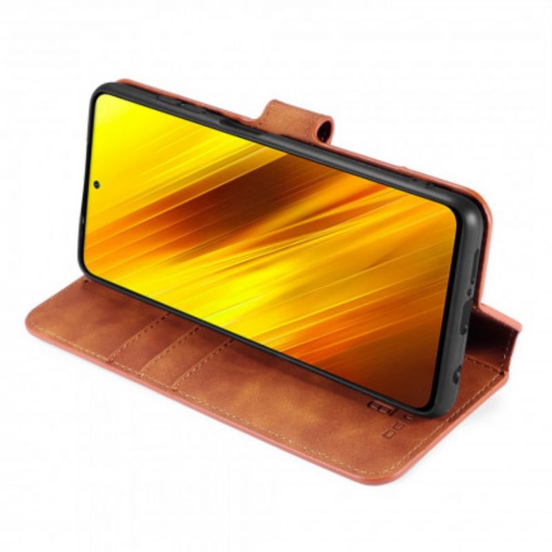 Custodia in pelle Poco X3 / X3 Pro / X3 NFC Dg.ming Retro