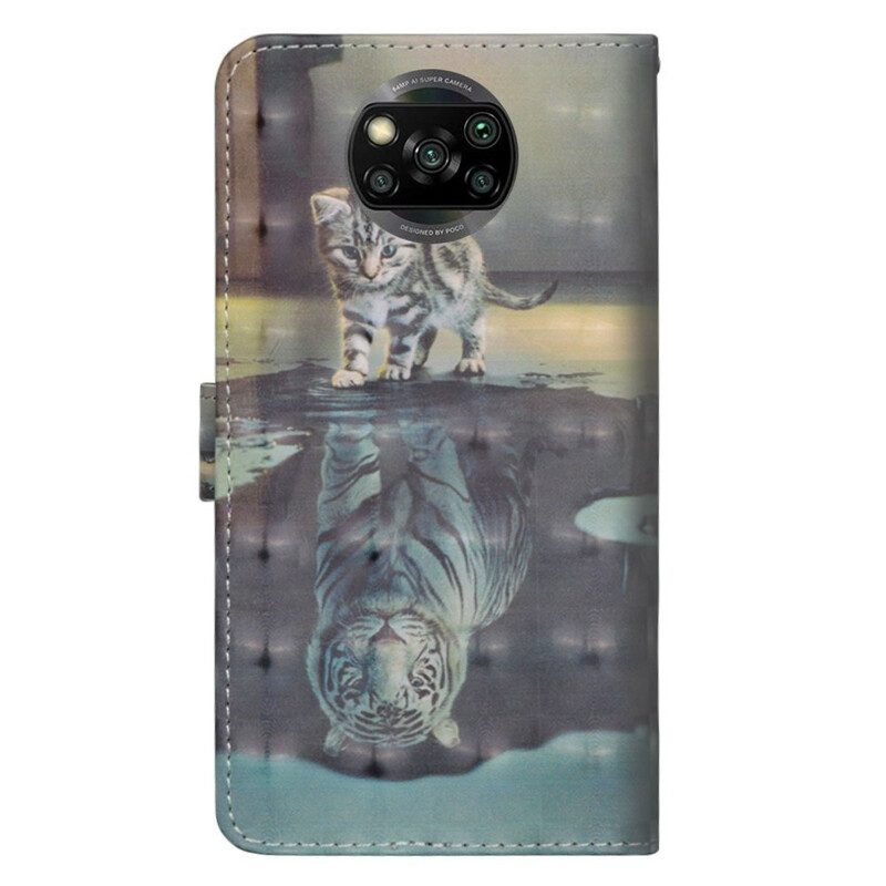 Custodia in pelle Poco X3 / X3 Pro / X3 NFC Ernesto La Tigre