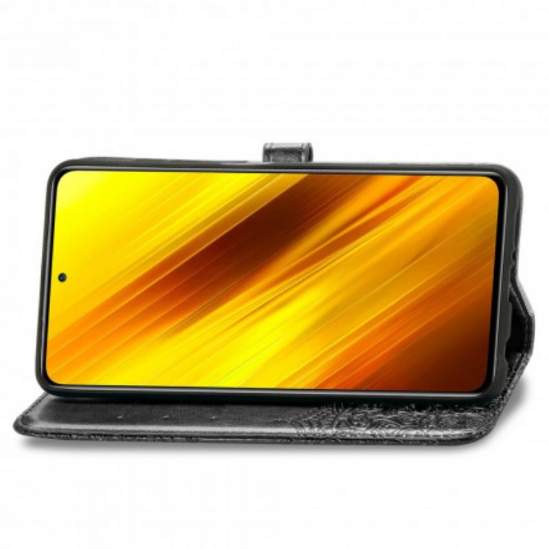Custodia in pelle Poco X3 / X3 Pro / X3 NFC Mandala Medioevo