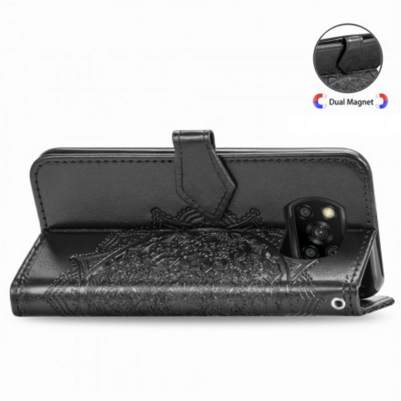 Custodia in pelle Poco X3 / X3 Pro / X3 NFC Mandala Medioevo