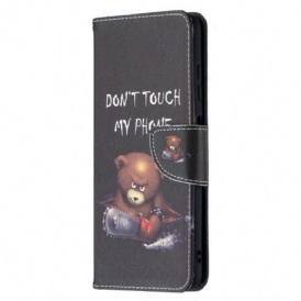 Custodia in pelle Poco X3 / X3 Pro / X3 NFC Orso Pericoloso