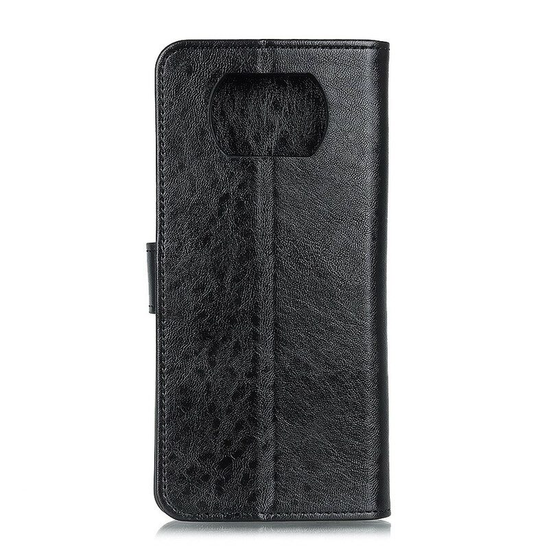 Folio Cover Poco X3 / X3 Pro / X3 NFC Affari In Pelle Stile