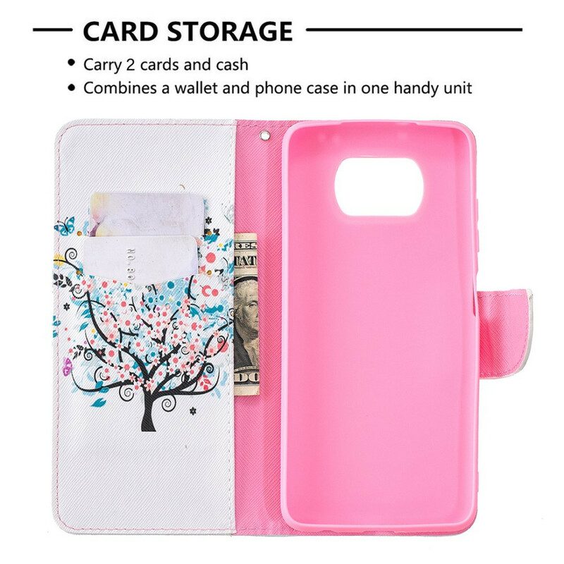 Folio Cover Poco X3 / X3 Pro / X3 NFC Albero Fiorito