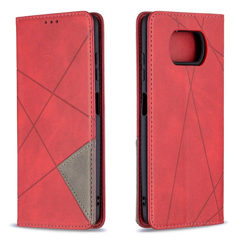 Folio Cover Poco X3 / X3 Pro / X3 NFC Custodia in pelle Stile D'artista