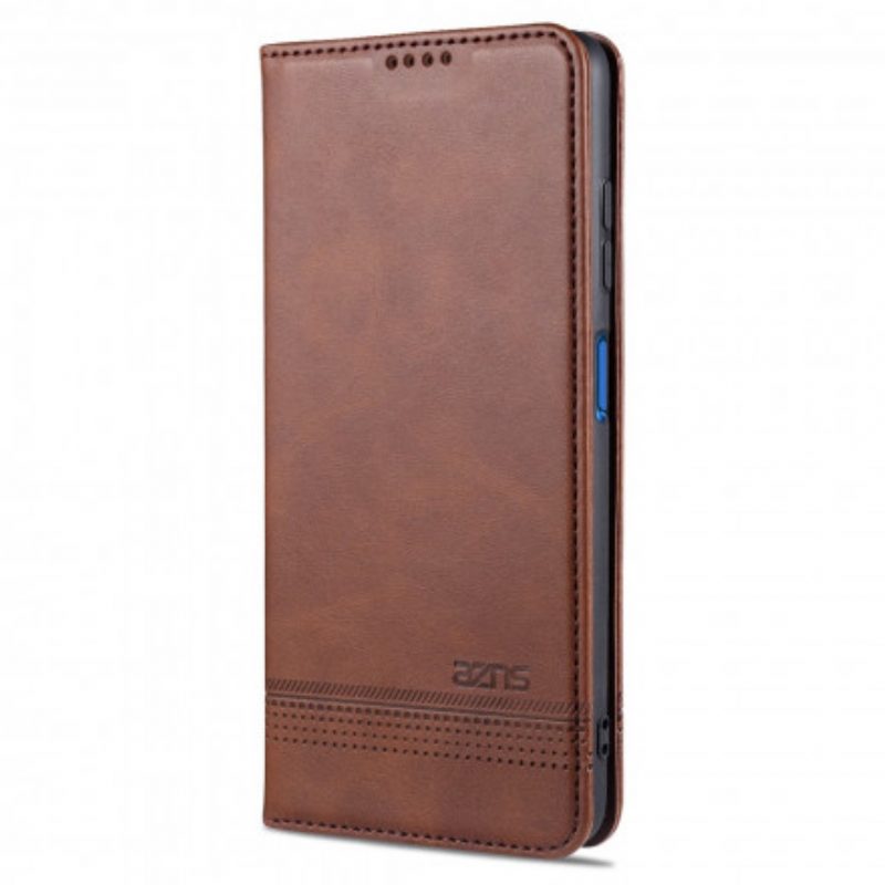 Folio Cover Poco X3 / X3 Pro / X3 NFC Custodia in pelle Stile In Pelle Azns