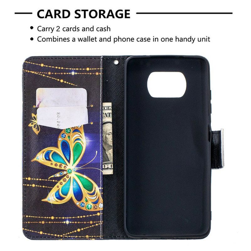 Folio Cover Poco X3 / X3 Pro / X3 NFC Farfalle Magiche