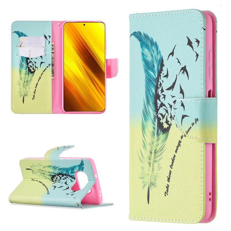 Folio Cover Poco X3 / X3 Pro / X3 NFC Impara A Volare