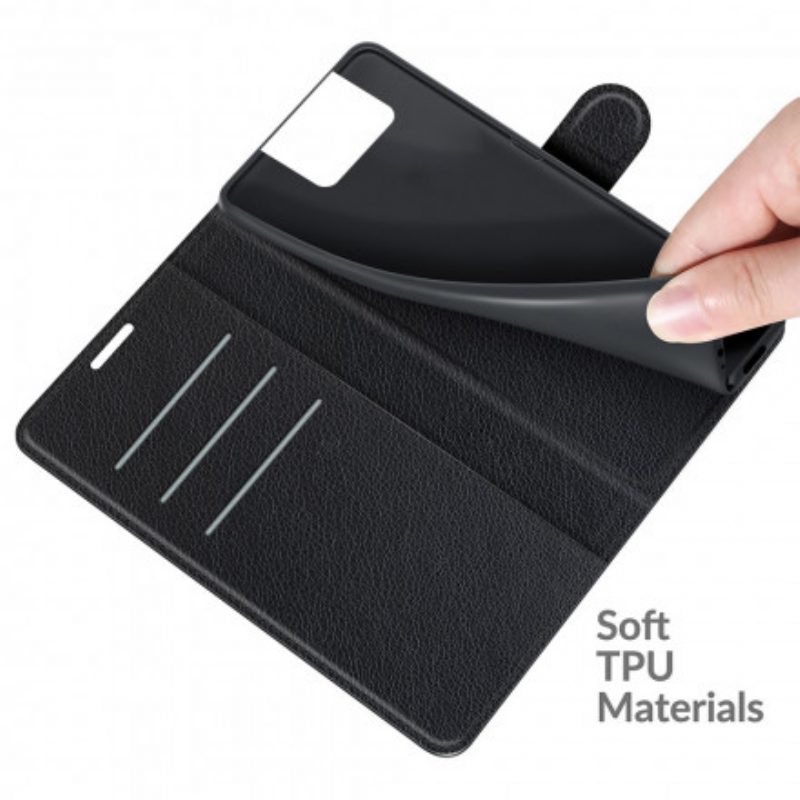 Folio Cover Asus Zenfone 8 Flip Custodia in pelle Ecopelle Classica