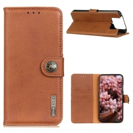 Folio Cover Asus Zenfone 8 Flip Custodia in pelle Flip Khazneh In Ecopelle