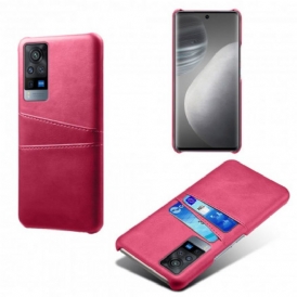 Cover Vivo X60 Pro Portacarte Doppio Ksq