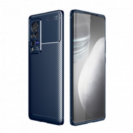 Cover Vivo X60 Pro Struttura Flessibile In Fibra Di Carbonio