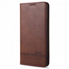 Folio Cover Vivo X60 Pro Custodia in pelle Stile In Pelle Azns