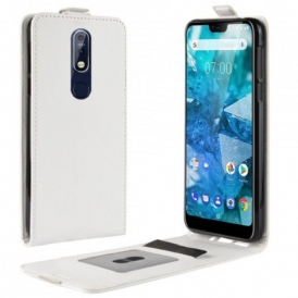 Custodia in pelle Nokia 7.1 Folio Cover Retro Pieghevole