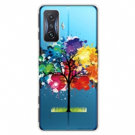 Cover Poco F4 GT Albero Dell'acquerello Senza Soluzione Di Continuità