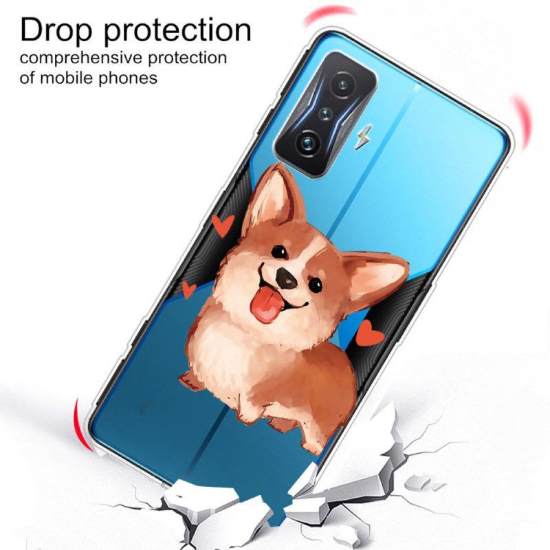 Cover Poco F4 GT Cane Trasparente