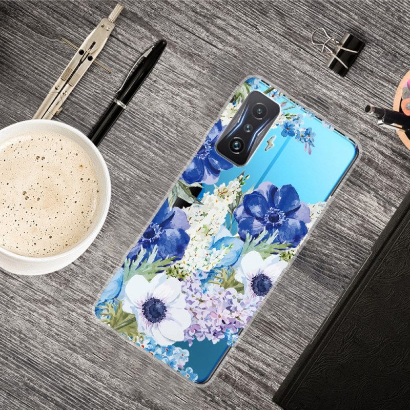 Cover Poco F4 GT Fiori Senza Soluzione Di Continuità