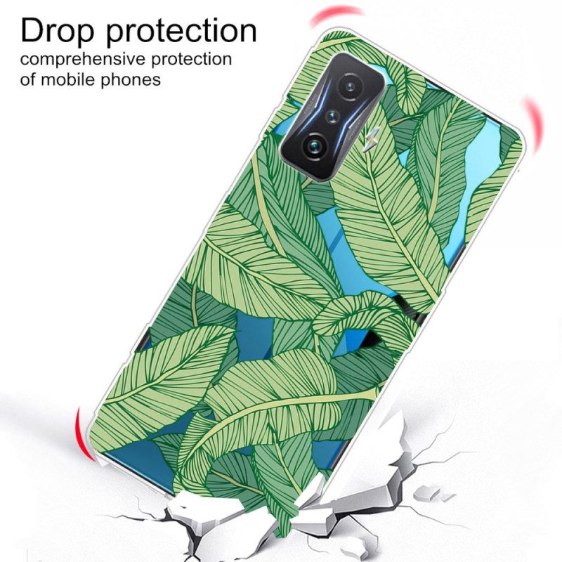 Cover Poco F4 GT Foglie