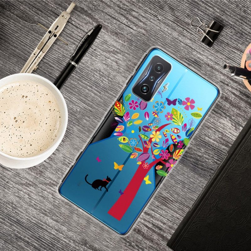 Cover Poco F4 GT Gatto E Albero