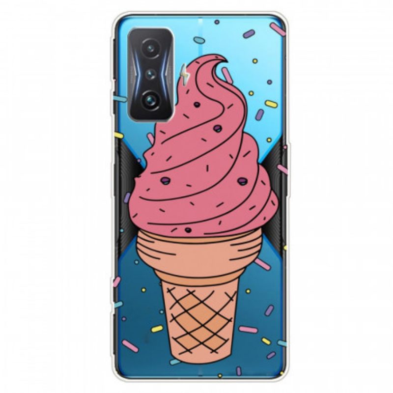 Cover Poco F4 GT Ghiaccio Trasparente