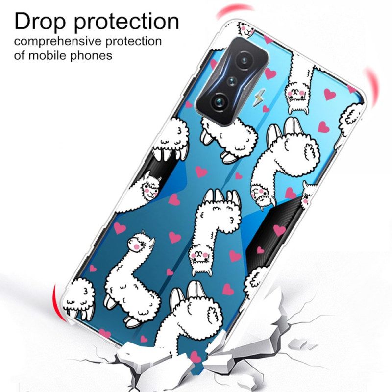Cover Poco F4 GT Lama Trasparenti