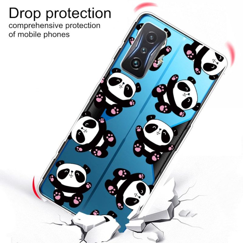 Cover Poco F4 GT Panda Multipli Senza Soluzione Di Continuità