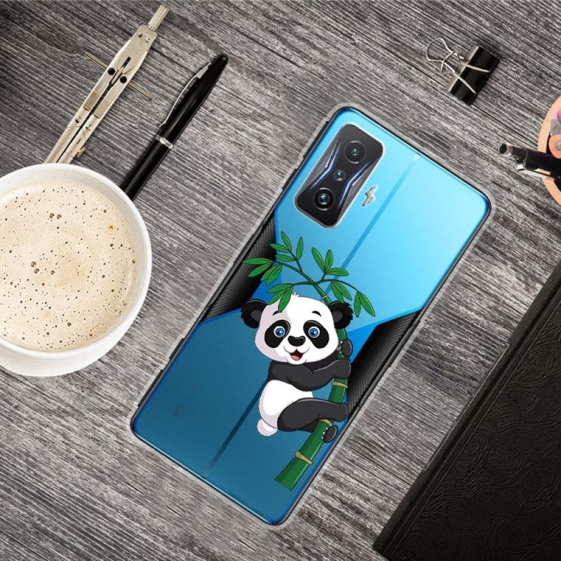 Cover Poco F4 GT Panda Sul Suo Bambù