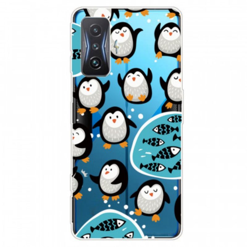 Cover Poco F4 GT Pinguini Senza Soluzione Di Continuità
