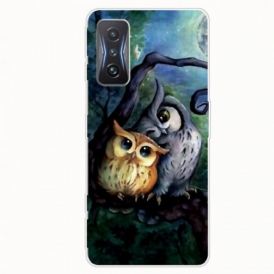 Cover Poco F4 GT Pittura Gufi