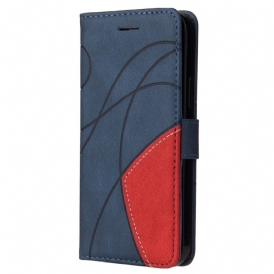 Custodia in pelle Poco F4 GT Cinturino Bicolore