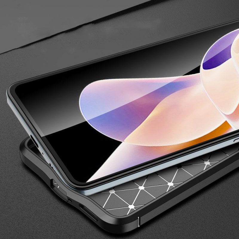Cover Xiaomi Redmi Note 11 Pro Plus 5G Doppia Linea Litchi Effetto Pelle