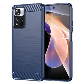 Cover Xiaomi Redmi Note 11 Pro Plus 5G Fibra Di Carbonio Spazzolata
