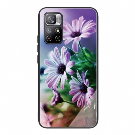Cover Xiaomi Redmi Note 11 Pro Plus 5G Fiori In Vetro Temperato