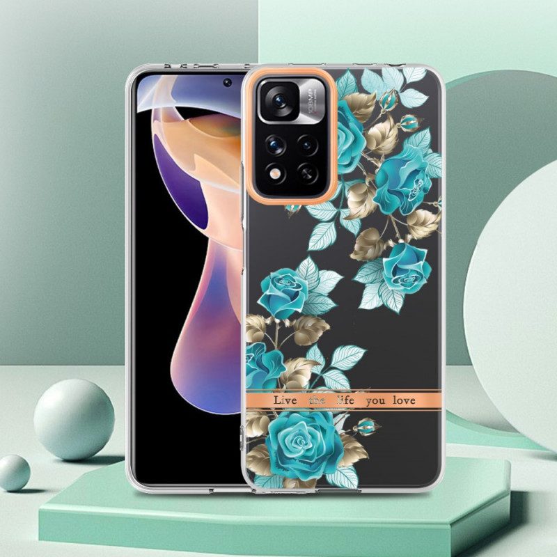 Cover Xiaomi Redmi Note 11 Pro Plus 5G Floreale Senza Soluzione Di Continuità