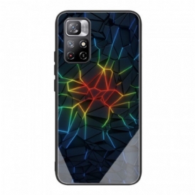 Cover Xiaomi Redmi Note 11 Pro Plus 5G Geometria Vetro Temperato