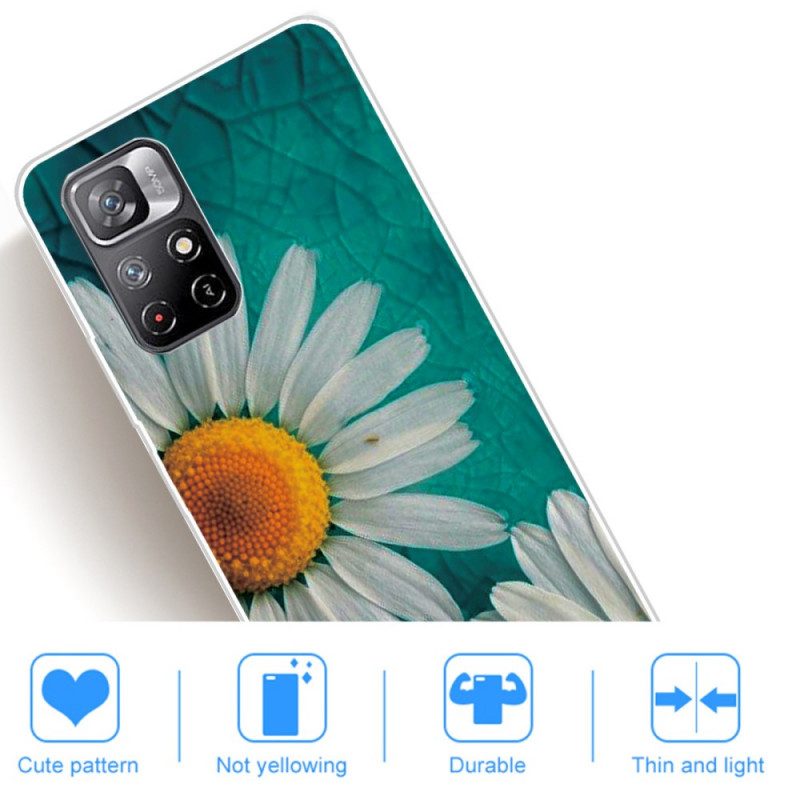 Cover Xiaomi Redmi Note 11 Pro Plus 5G Margherita In Silicone