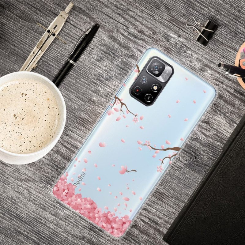 Cover Xiaomi Redmi Note 11 Pro Plus 5G Pioggia Di Fiori