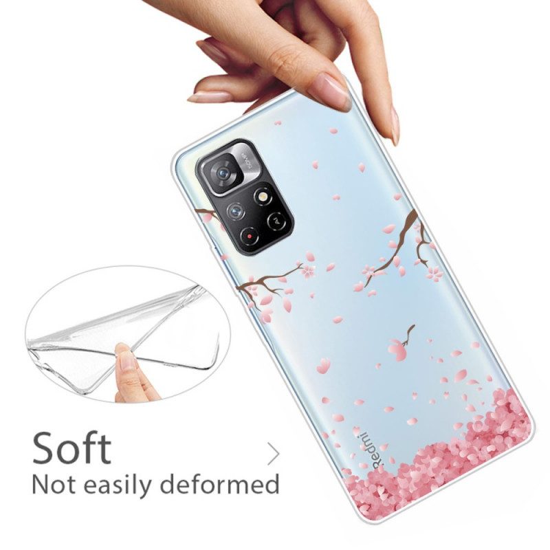 Cover Xiaomi Redmi Note 11 Pro Plus 5G Pioggia Di Fiori