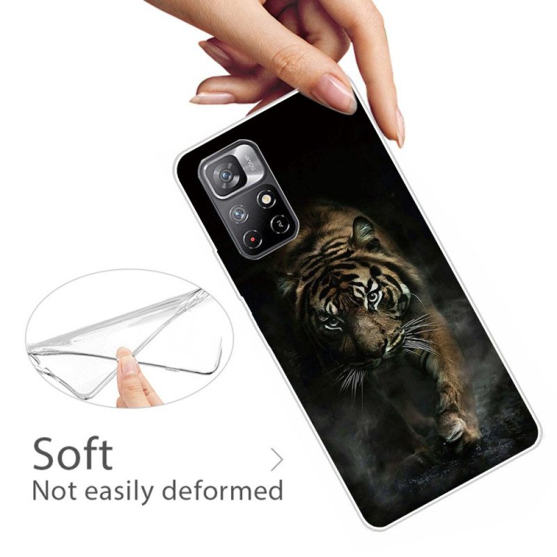 Cover Xiaomi Redmi Note 11 Pro Plus 5G Tigre Flessibile