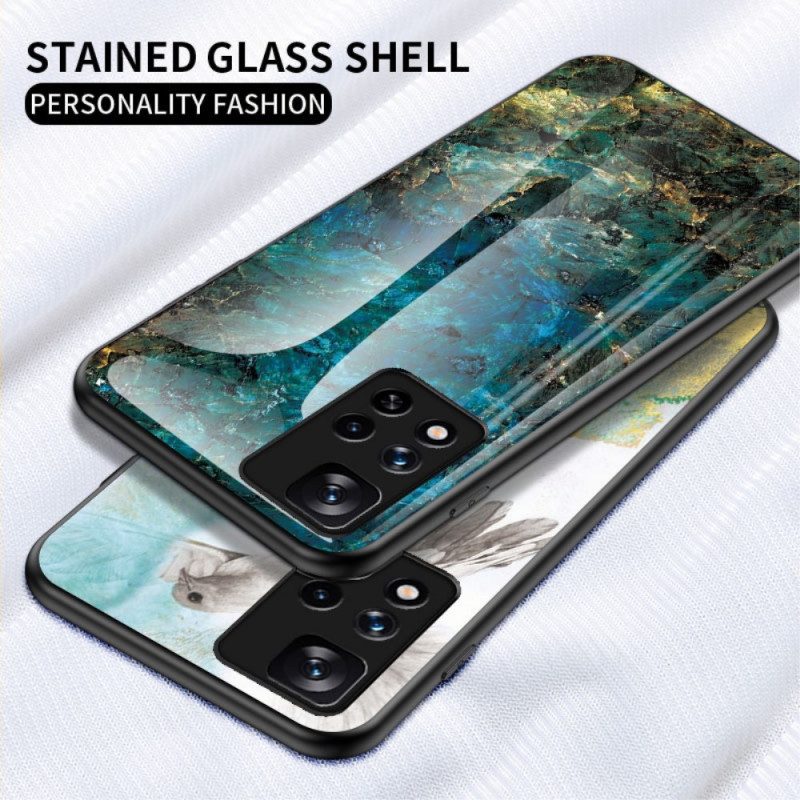 Cover Xiaomi Redmi Note 11 Pro Plus 5G Vetro Temperato Colori Marmo