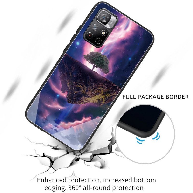 Cover Xiaomi Redmi Note 11 Pro Plus 5G Vetro Temperato Dell'albero Del Mondo