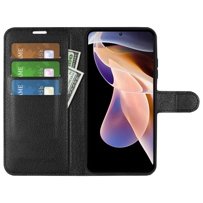 Custodia in pelle Xiaomi Redmi Note 11 Pro Plus 5G Classico