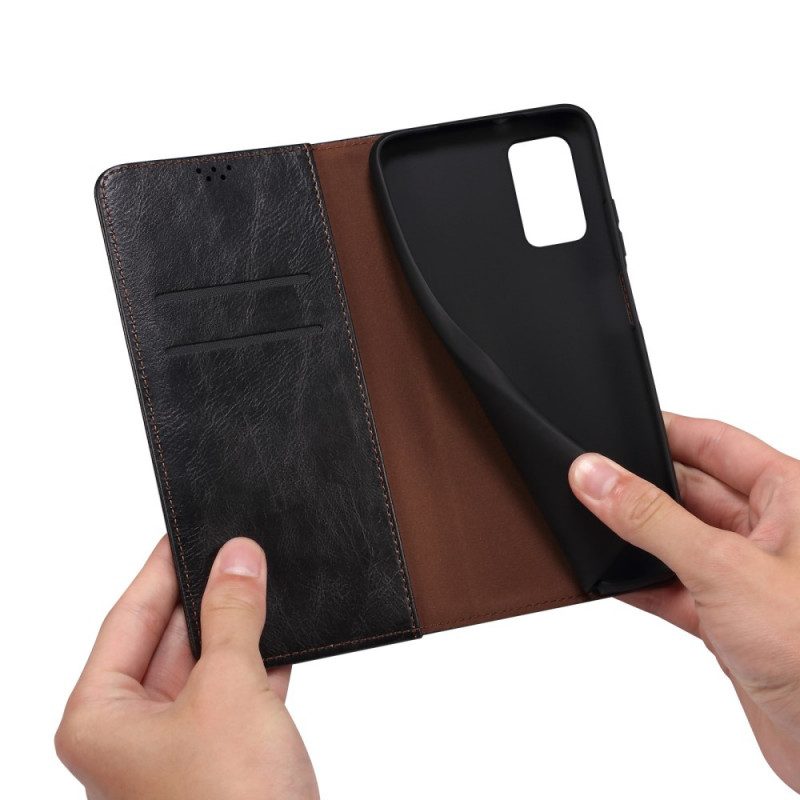 Folio Cover Xiaomi Redmi Note 11 Pro Plus 5G Custodia in pelle Ecopelle Cerata