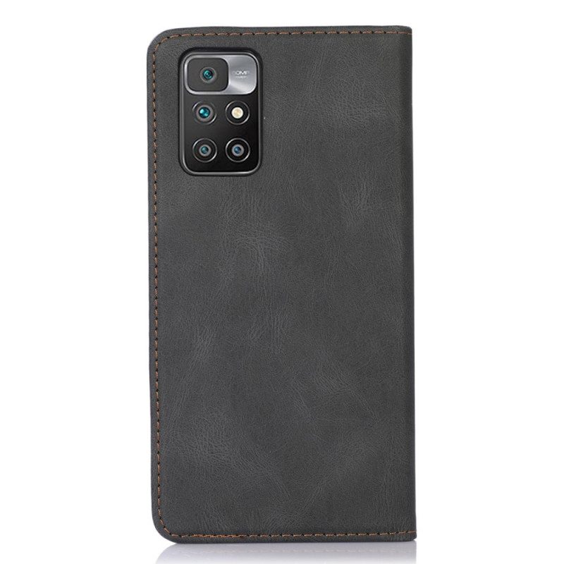 Folio Cover Xiaomi Redmi Note 11 Pro Plus 5G Custodia in pelle Linea Pelle Stile