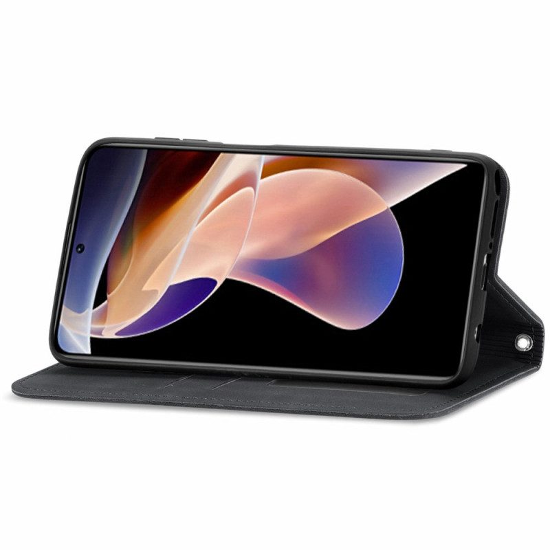 Folio Cover Xiaomi Redmi Note 11 Pro Plus 5G Custodia in pelle Retrò