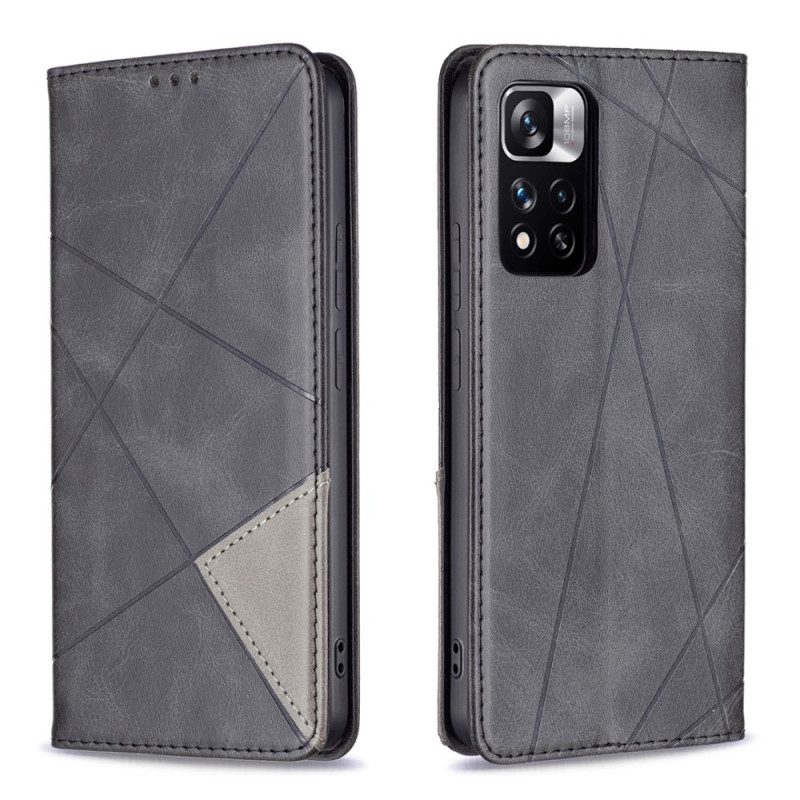 Folio Cover Xiaomi Redmi Note 11 Pro Plus 5G Custodia in pelle Stile D'artista